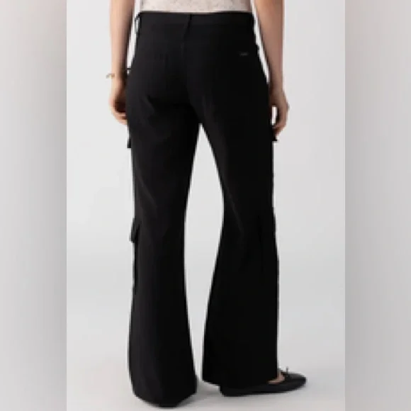 Sanctuary Women's Black Y2K Cargo Pants Wide Leg Size 12 - Picture 3 of 9